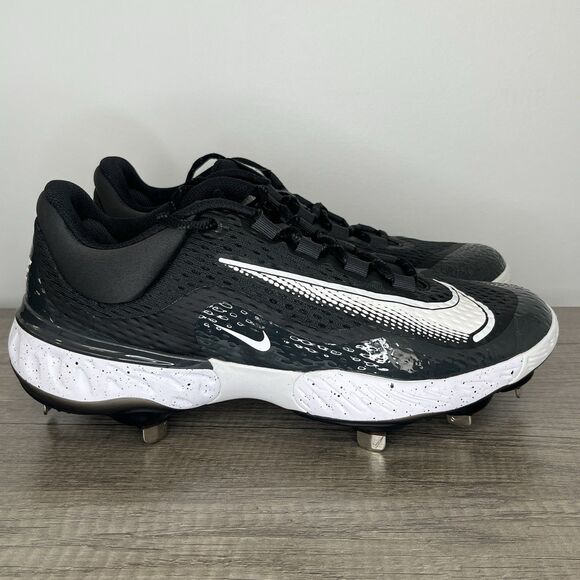 Nike Alpha Huarache Elite 4 Low Baseball Cleats Black DJ6521-003 Men’s Size 9 - Picture 1 of 8